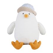 Peluche mouette en tissu blanc - Eté A La Mer