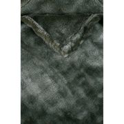 Plaid en tissu kaki 180x220cm - Warmy
