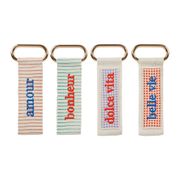 Porte-clés x4 en coton multicolore - Plouf&Sun