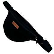 Sac banane en velours noir