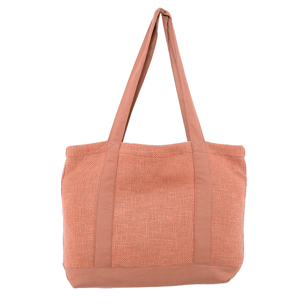 Sac cabas en lin mocha - California