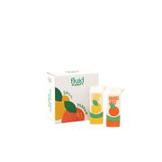 Salière et poivrière jus de fruit en céramique h6cm