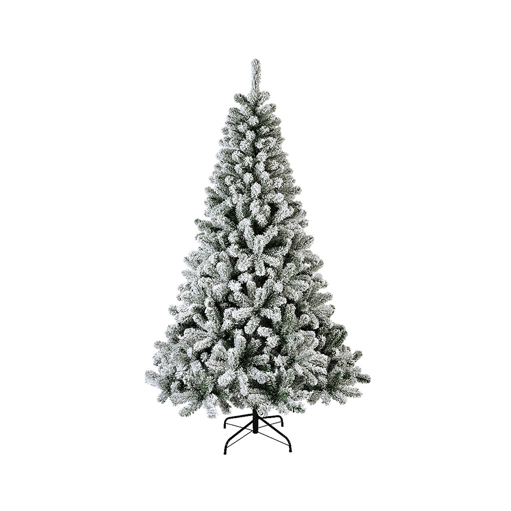 Sapin artificiel enneigé vert d126h210cm - Monarch