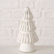 Sapin en verre blanc h14cm