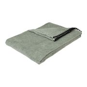 Serviette de toilette en coton celadon 50x100cm - Issey