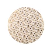 Set de table éventail doré d38cm