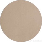 Set de table rond simili cuir beige d38cm - Optic