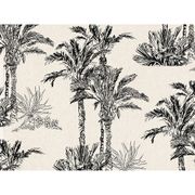 Set de table vinyle palmiers 30x40cm noir