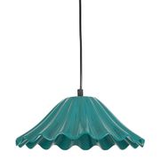 Suspension en pocelaine émeraude d30cm E27 - Clarelis
