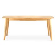 Table de repas avec allonge intégrée en chene naturel 180(+50)x100xh76cm - Sublime