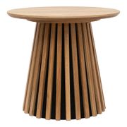 Table d'appoint ronde en bois naturel d50cm - Olivia