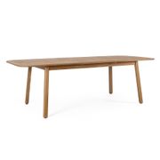Table de jardin extensible en bois d'acacia 180/240x100cm - Danubio