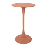 Table haute en fer terracotta d60cm - Lumi