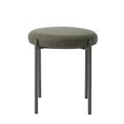 Tabouret en tissu olive - Pelican