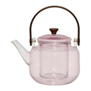 Théière en verre rose 85cl - Dilacia