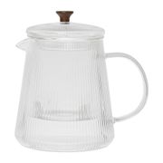 Théière en verre borosilicate transparent 1l - Manarola