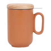 Tisanière en grès avec filtre terracotta - Baltika