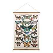 Toile papillon en tissu 76x116cm