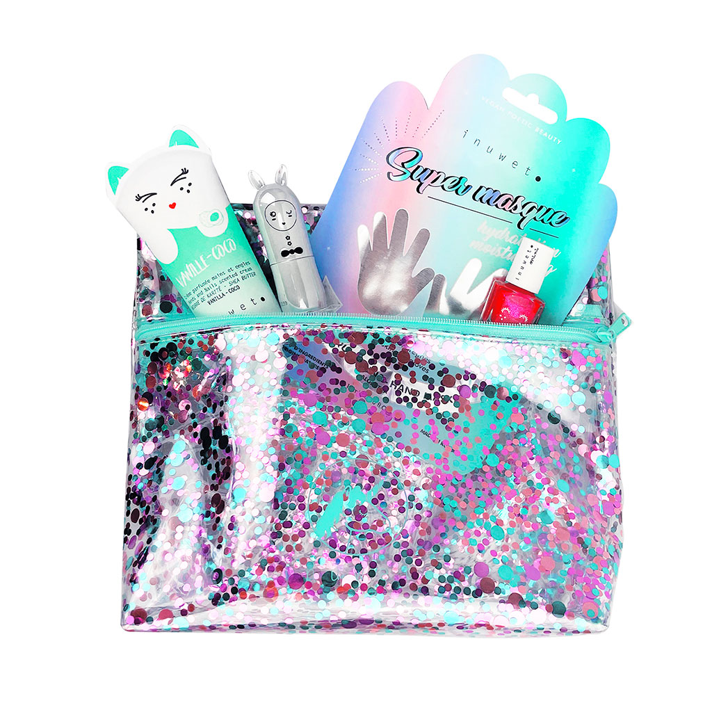 Trousse confettis multicolore