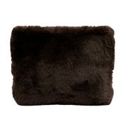 Trousse fausse fourrure brun - Chamonix