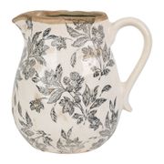 Vase pichet en grès bleu ancien h20cm - Sinhoue