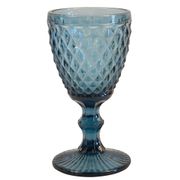 Verre à pied 20cl bleu - Diamond