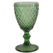 Verre à pied 20cl vert - Diamond